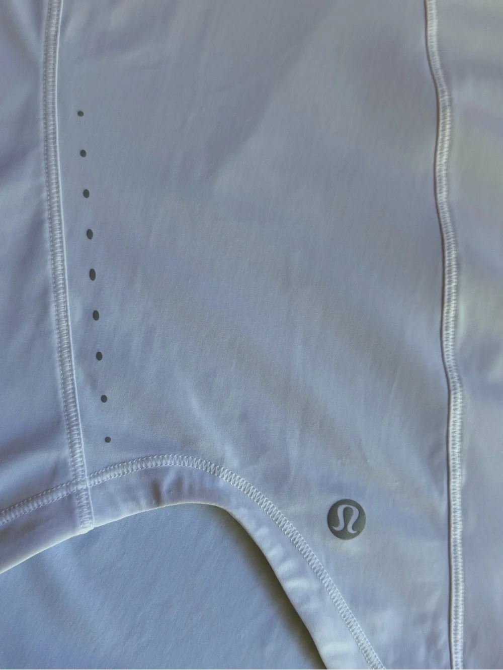Lululemon White Mesh Yoke Run Tank Top - Picture 5 of 5